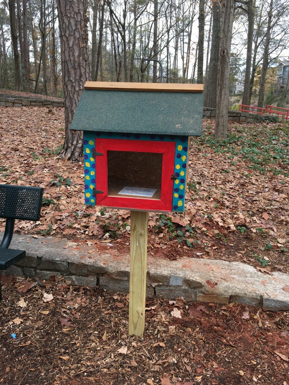 Dearborn Park Little Free Library. HausZwei Homes sponsor